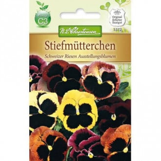 Швейцарска многоцветна теменужка Ausstellungsblumen изображение 5