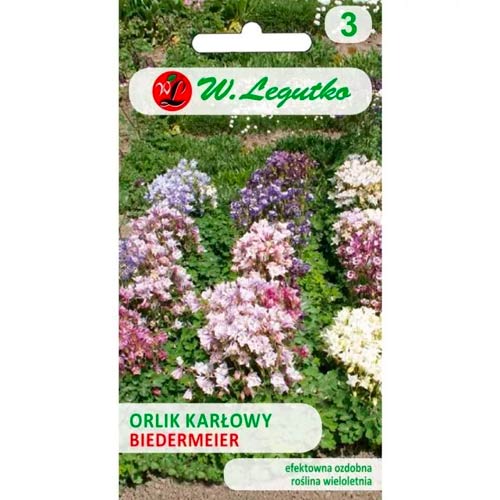 Аквилегия (Кандилка) Biedermeier ниска, смес Legutko изображение 1 артикул 69615