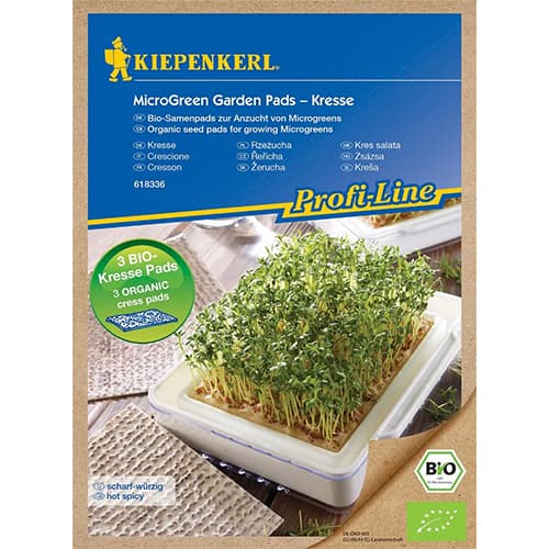 BIO Microgreen Pads Kresse, семенна подложка изображение 1 артикул 87770