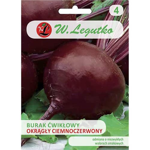 Червено цвекло кръгло, тъмночервено изображение 1 артикул 78448