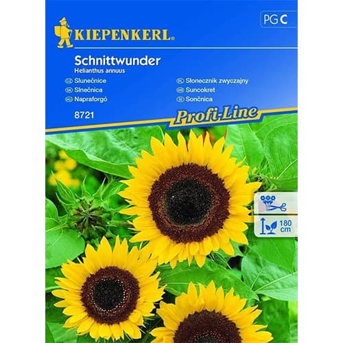 Декоративен слънчоглед Schnittwunder Kiepenkerl артикул фото 1 Декоративен слънчоглед Schnittwunder Kiepenkerl изображение 1 артикул 96540
