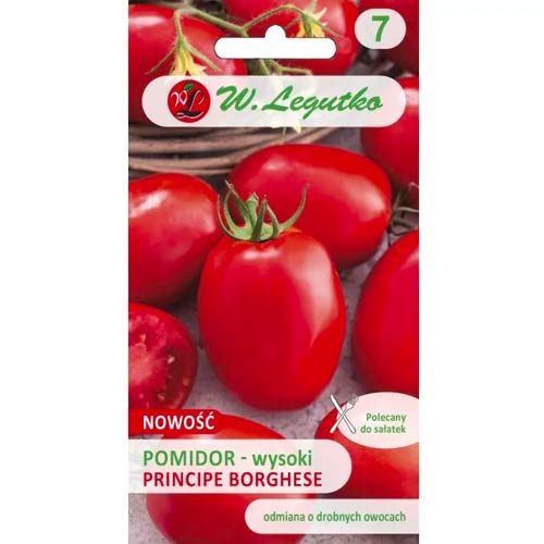 Домат висок Principe Borghese Legutko артикул фото 1 Домат висок Principe Borghese Legutko изображение 1 артикул 50136