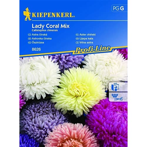 Китайска астра Lady Coral, смес изображение 1 артикул 86241