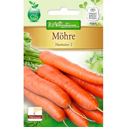Морков Nantaise 2, средноранен изображение 1 артикул 78733