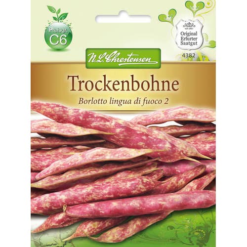 Нисък боб Borlotto lingua di fuoco 2 изображение 1 артикул 78828