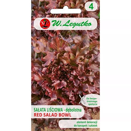 Салата листна Red Salad Bowl артикул фото 1 Салата листна Red Salad Bowl изображение 1 артикул 69541