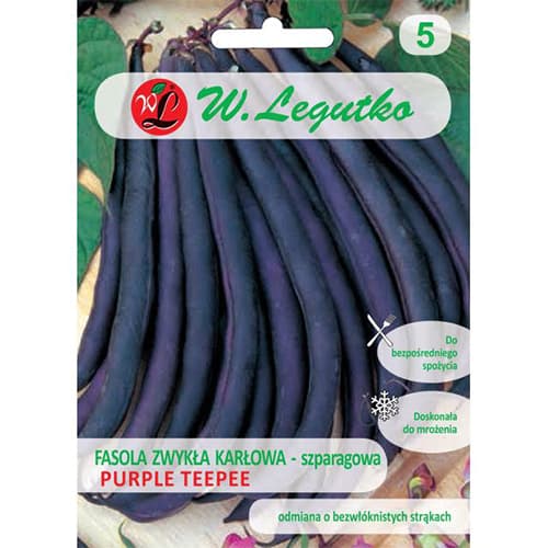 Зелен фасул нисък Purple Teepee артикул фото 1 Зелен фасул нисък Purple Teepee изображение 1 артикул 69468